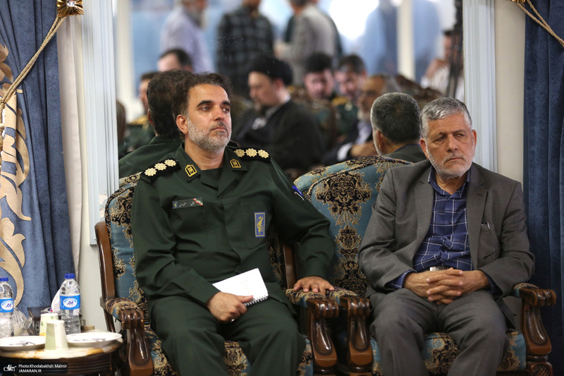 دیدار مسئولان قرارگاه فهمیده با سید حسن خمینی