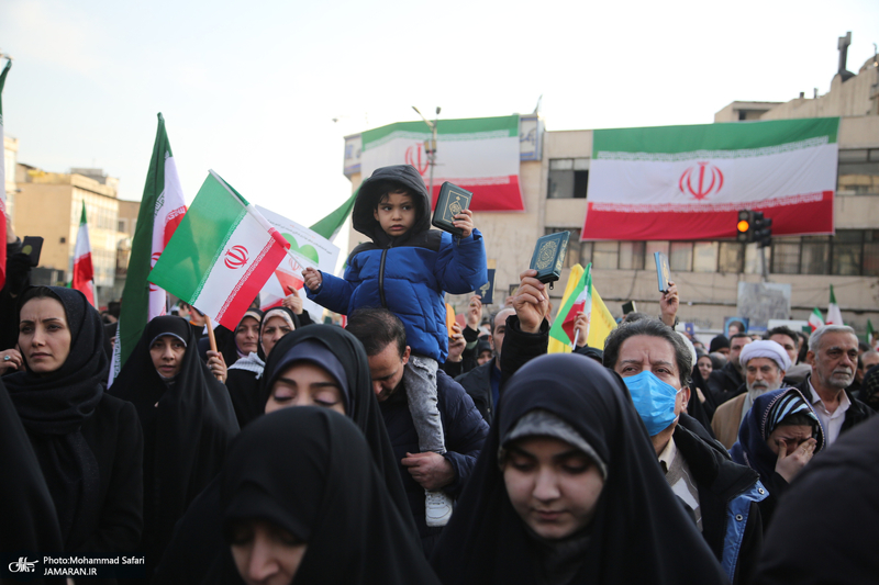 راهپیمایی محکومیت اقدامات تروریستی امریکا و رژیم صهونیستی علیه ملت ایران