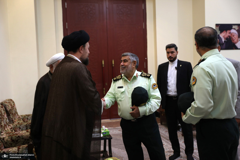 در حاشیه مراسم تجدید میثاق فرماندهان و کادر فراجا با آرمان‌های امام