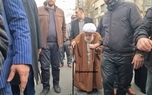  آیت الله جنتی در راهپیمایی ۲۲ بهمن + عکس