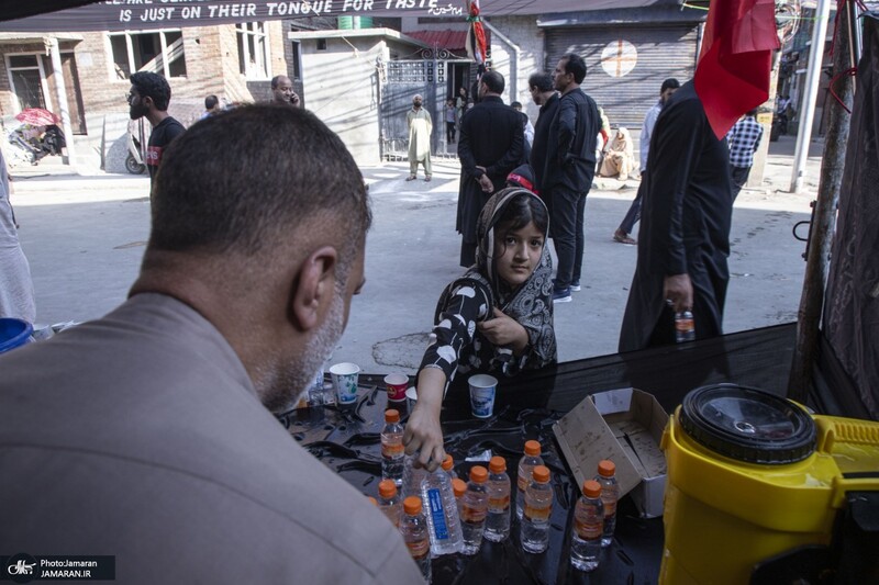 دسته عزاداری سنتی در کشمیر ھند