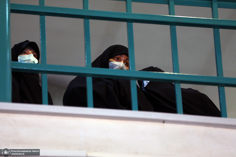 مراسم وداع با پیکر حجت الاسلام و المسلمین سید محمود دعایی در حسینیه جماران -3