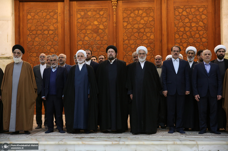 تجدید میثاق رئیس قوه قضاییه و مسئولان عالی قضایی با آرمان‌های حضرت امام (س)
