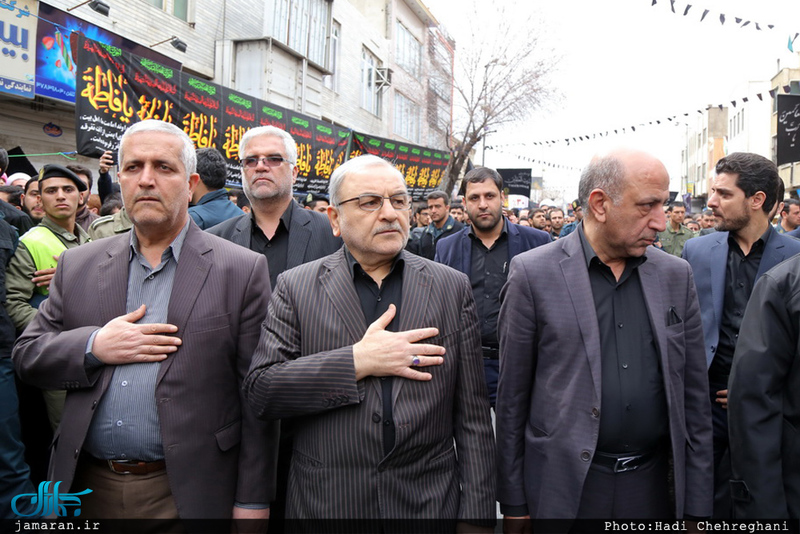 عزاداری و پیاده روی آیت الله وحید خراسانی همزمان با سالروز شهادت حضرت زهرا(س) 