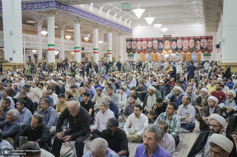 مراسم بزرگداشت آیت‌الله العظمی فیاض در حرم مطهر حضرت معصومه (س)