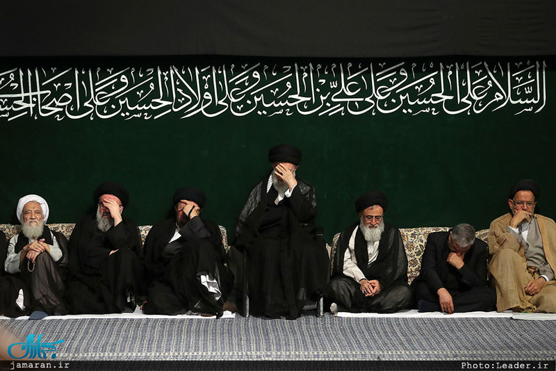 آخرین شب مراسم عزاداری حضرت اباعبدالله الحسین(ع) با حضور رهبر معظم انقلاب