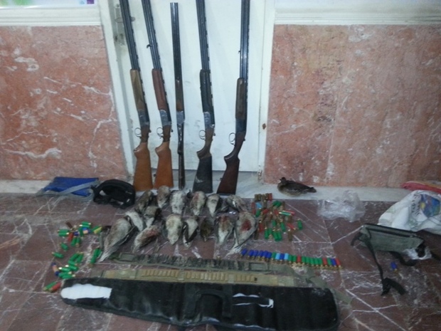 دستگیری شکارچیان مرغابی در بوشهر
