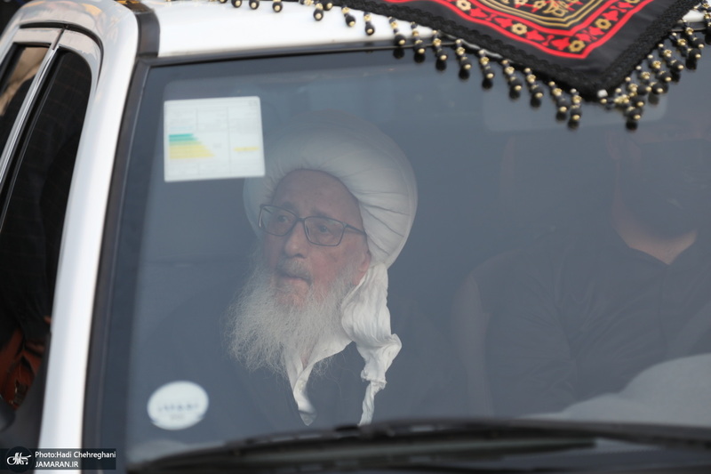 مراسم عزاداری شهادت حضرت علی(ع) با حضور آیت الله العظمی وحید خراسانی