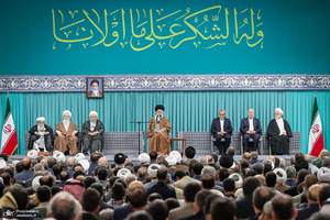 دیدار مسئولان نظام و سفرای کشورهای اسلامی با رهبر معظم انقلاب