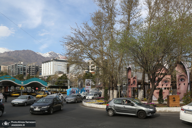 ديوار نگاره ميدان تجريش