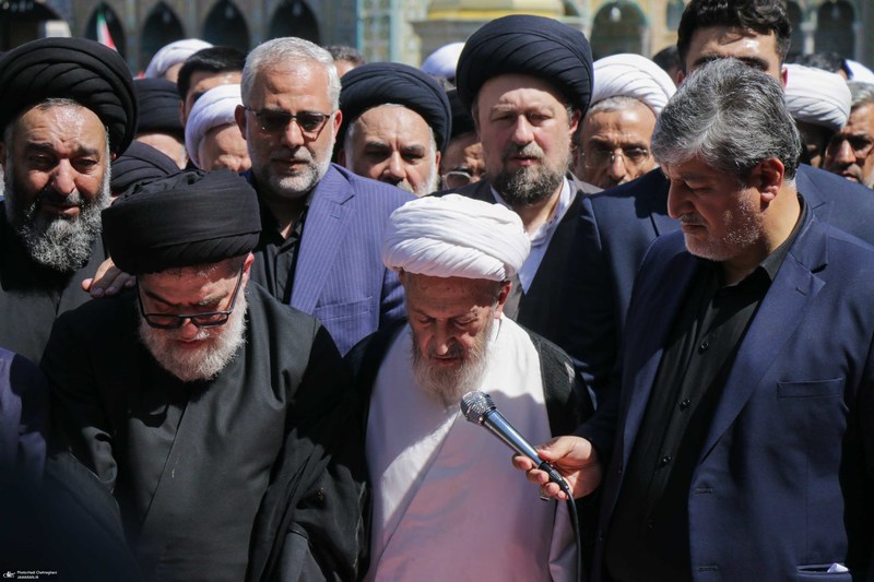 مراسم تشییع آیت الله العظمی شبیری زنجانی -۱