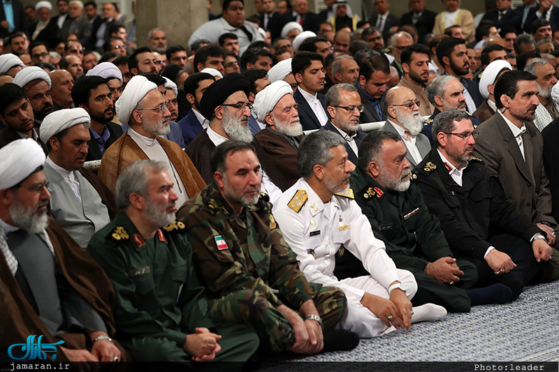 دیدار مسئولان نظام و سفرای کشورهای اسلامی با رهبر معظم انقلاب