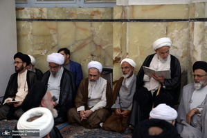 مراسم شصتمین سالگرد  ارتحال آیت الله العظمی بروجردی(ره) در مسجد اعظم قم