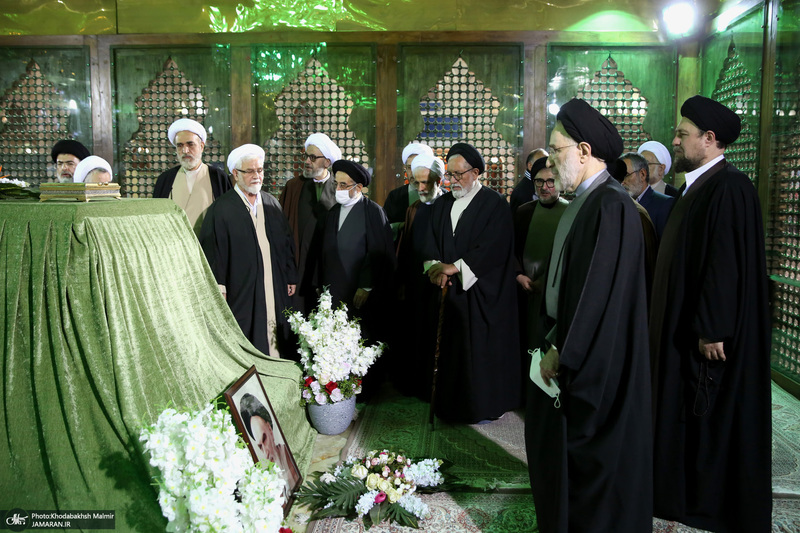 تجدید میثاق اعضای مجمع روحانیون مبارز با آرمان های حضرت امام خمینی (س)