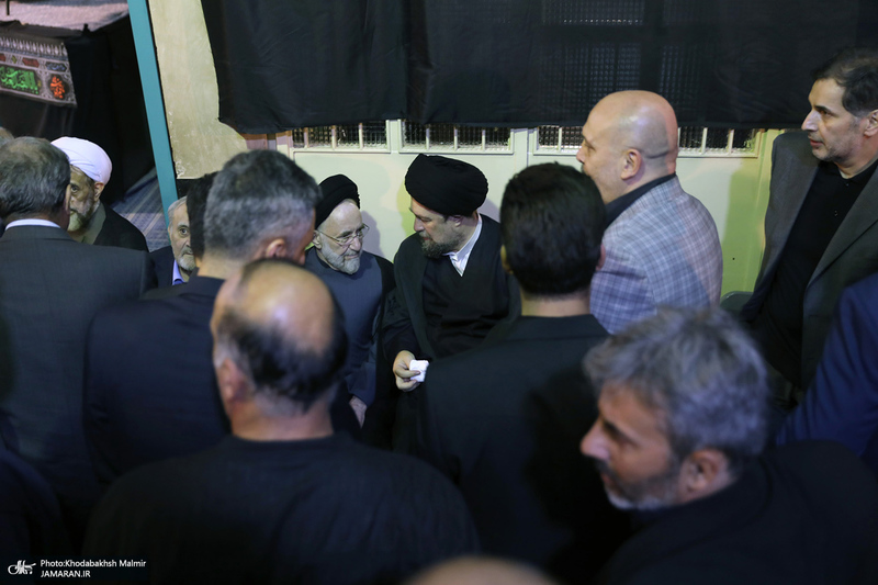 مراسم بزرگداشت همسر آیت الله موسوی بجنوردی (ره) در حسینیه شماره یک جماران-4