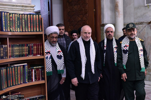 گردهمایی دانشجویان و طلاب بسیجی در حرم مطهر امام خمینی (س)