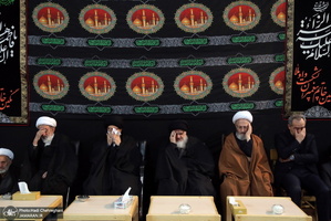 عزاداری در بیوت مراجع عظام تقلید و علما در سالروز شهادت حضرت فاطمه(س)