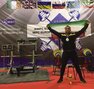 کسب مقام نخست مسابقات پاورلیفتینگ روسیه توسط ورزشکار لرستانی