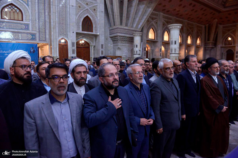 تجدید میثاق رئیس، اساتید و کارکنان دانشگاه آزاد اسلامی با آرمان های حضرت امام (س)