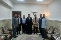 دیدار مدیرعامل بهشت زهرا(س) با سید علی خمینی
