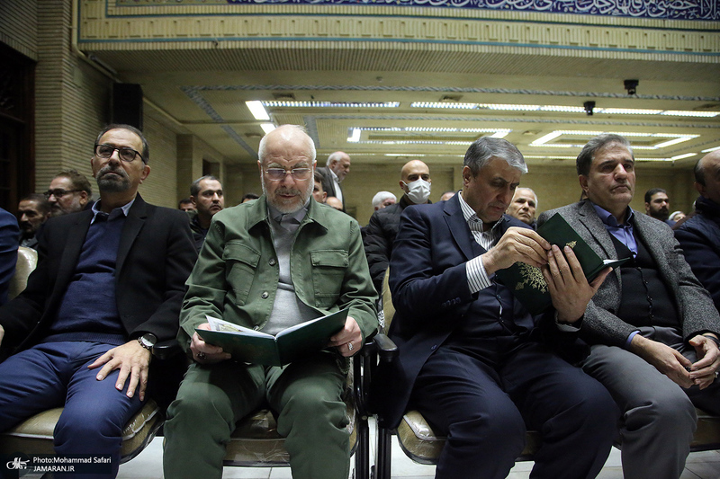 مراسم ترحیم مادر محمد شریعتمداری