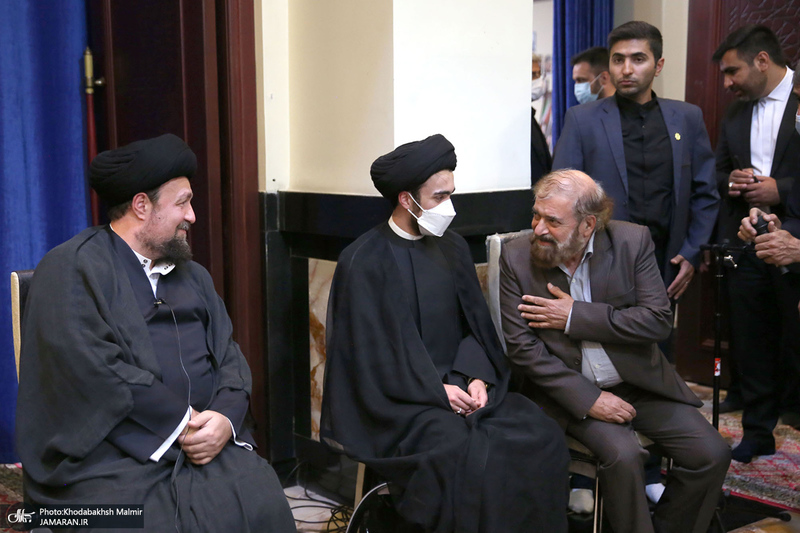 دیدار جمعی از نمایندگان پیروان ادیان الهی با سید حسن خمینی