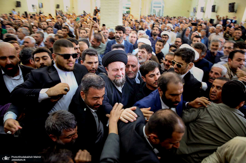 حضور سید حسن خمینی در روستای خیارج استان قزوین -2