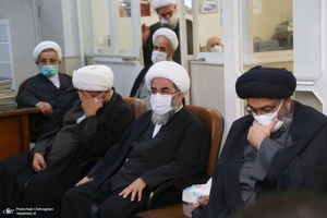 مراسم شهادت امام حسن مجتبی(ع) در بیت آیت الله العظمی فاضل لنکرانی(ره)