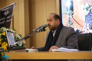 حضور سید حسن خمینی در مراسم ختم حجت الاسلام و المسلمین حمیدزاده 