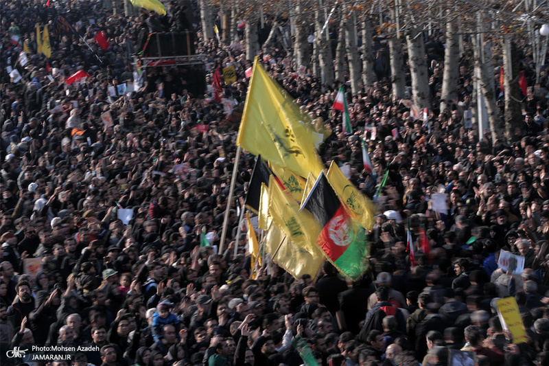 حضور میلیون ها تهرانی در تشییع پیکر مطهر سردار قاسم سلیمانی - 8