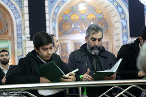 مراسم عزاداری شب شهادت امام موسی کاظم(ع) در حرم کریمه اهل بیت(س)