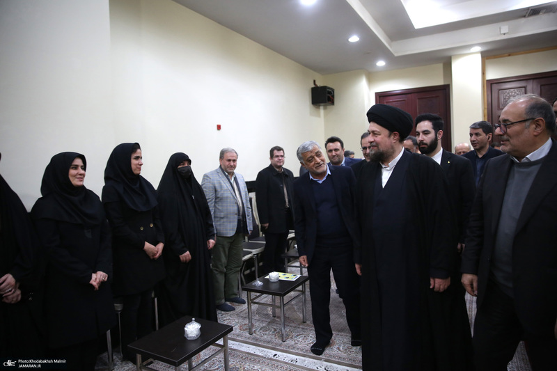 دیدار مدیران و کارکنان سازمان برنامه و بودجه با سید حسن خمینی