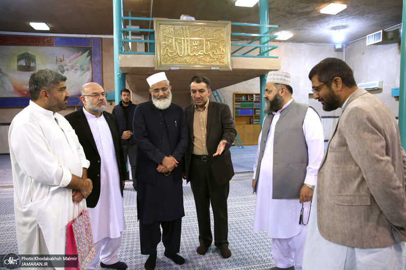 بازدید سراج الحق رهبر حزب جماعت اسلامی پاکستان از جماران