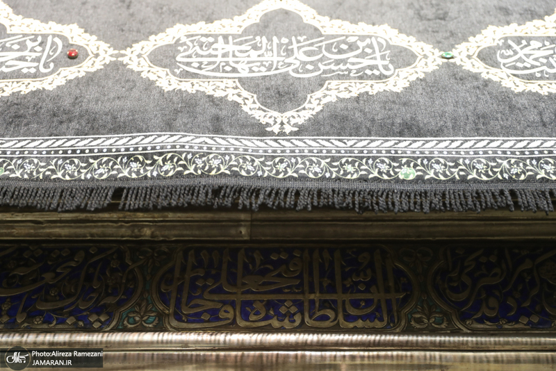 غباروبی ضریح مطهر حضرت عبدالعظیم حسنی (ع) و امام زاده حمزه (ع)