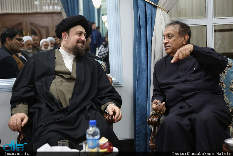 دیدار ریس مجلس سریلانکا با سید حسن خمینی‎