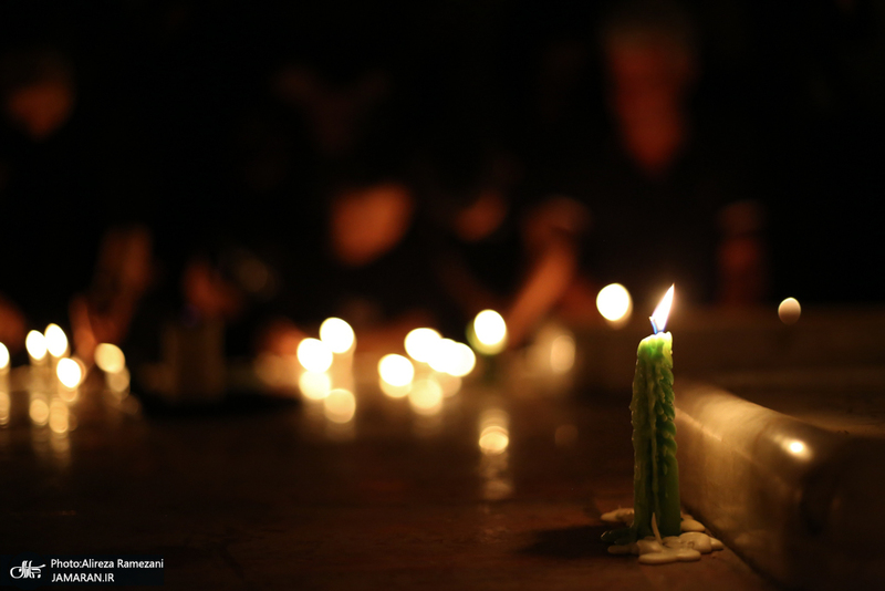 مراسم شام غریبان در میدان امام حسین (ع)