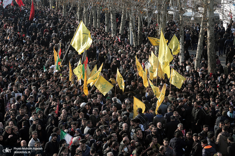 حضور میلیون ها تهرانی در تشییع پیکر مطهر سردار قاسم سلیمانی - 8