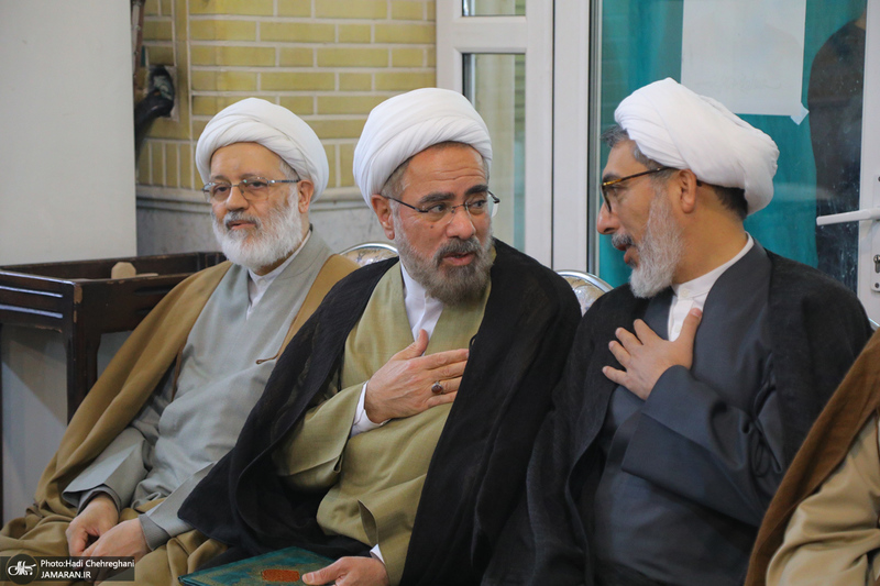 مراسم ختم مادر حجت الاسلام و المسلمین رسول جعفریان