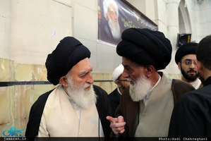 مراسم چهلم آیت الله حاج نصرالله شاه آبادی(ره) در مسجد اعظم قم