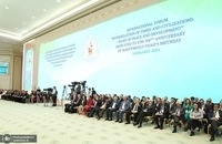 حضور رییس جمهور پزشکیان در مراسم بزرگداشت مختومقلی فراغی شاعر شهیر ترکمن (5)