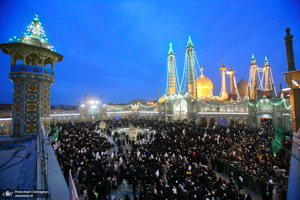 مراسم آغاز  سال 1401 در حرم کریمه اهل بیت (ع)‎