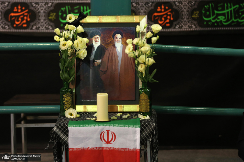 مراسم عزاداری هیئت «حسین جانم» در حسینیه جماران