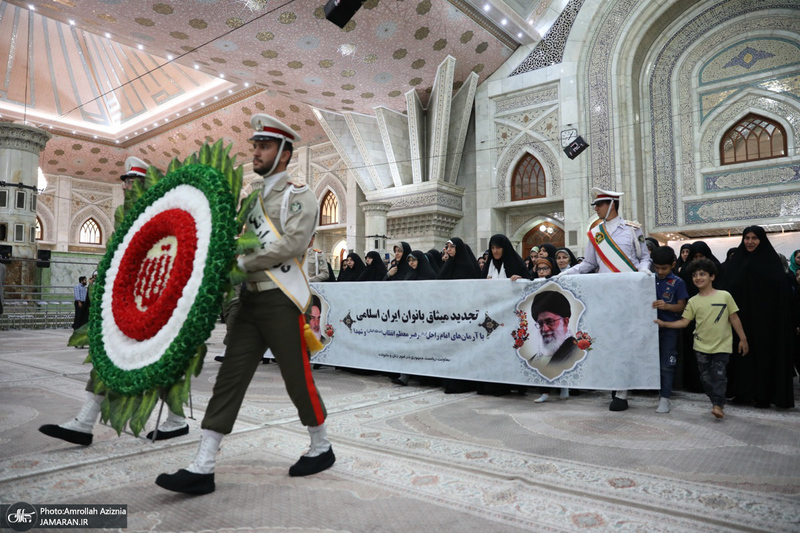 تجدید میثاق معاونت زنان و خانواده نهاد ریاست جمهوری و با آرمان های حضرت امام (س)