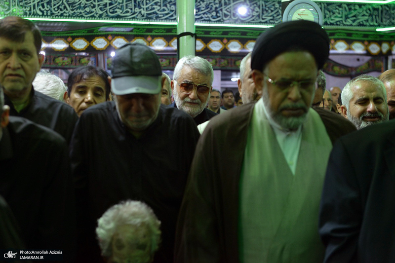 مراسم تشییع سیدعلی صنیع خانی از مسجد الرسول (ص) نازی آباد