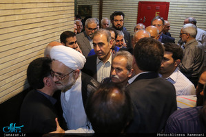 مراسم بزرگداشت پدر مصطفی تاجزاده در مسجد نور تهران