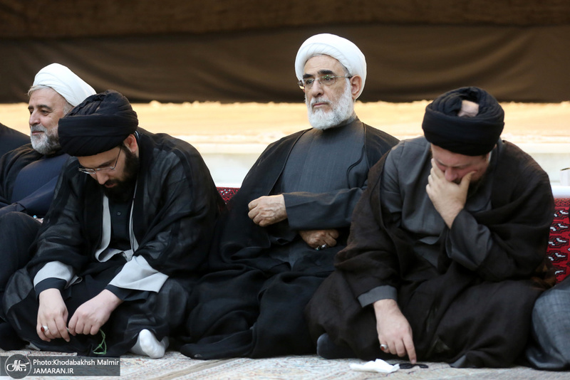 مراسم شب عاشورا در حرم مطهر امام خمینی (س)