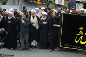 دسته عزای شهادت امام صادق(ع) با حضور آیت الله العظمی وحید خراسانی