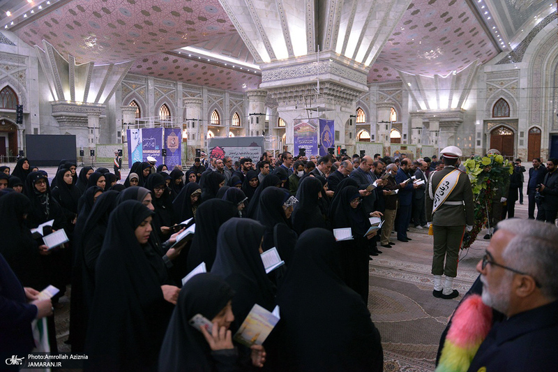 تجدید میثاق مدیران و کارکنان نهضت سواد آموزی با آرمان های حضرت امام(س)