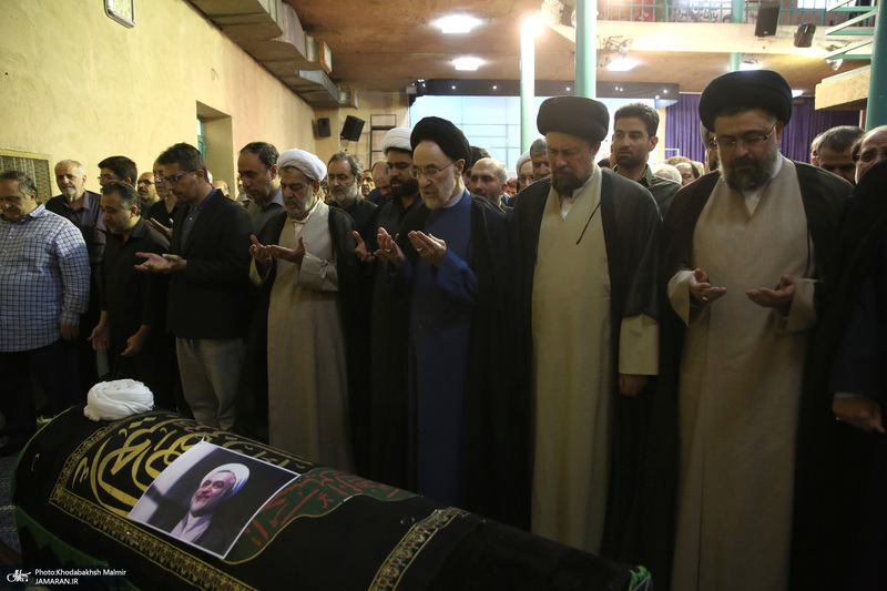 مراسم تشییع و اقامه نماز بر پیکر مرحوم جماعتی