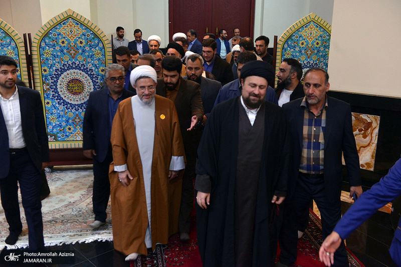 دیدار مهمانان سی و سومین کنفرانس وحدت اسلامی با سید حسن خمینی